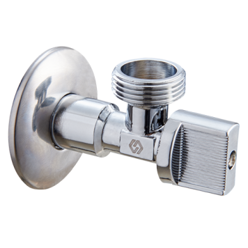 Кран шаровой, Premium, угловой, 1/2 х 3/4, НН, PN 10, ручка-бабочка, для подключения сантехнических приборов
