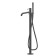 Newform X-STEEL 316 Смеситель для ванны напольный, излив 243 мм, в компл: руч. душ, шланг, без встр. части, цвет: PVD Brushed gun metal. 69684EX.59.064
