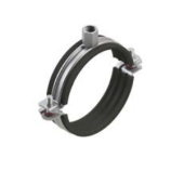 PI-SD Хомут трубный Termoclip с виброгасителем и гайкой для стандартных нагрузок оц. сталь, M8/M10 15-19 мм (3/8)