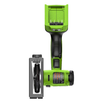 Машина шлифовальная угловая Greenworks GD24UCS 24 V (без АКБ и ЗУ)-8