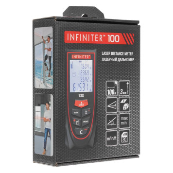 Измеритель длины лазерный INFINITER 100-6