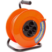 Удлинитель УХ10-004 на катушке 4 розетки 10А,2,2кВт,20м (12176)