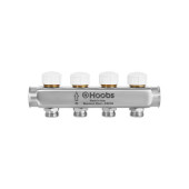 Коллектор Hoobs, нерж. сталь, термостатическими клапанами, 1 х3/4 -6 вых.. HB-INCTO-711506