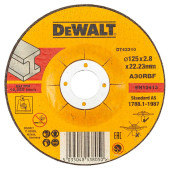Круг отрезной DeWalt металл Ф125х22,2х2,8мм INDUSTRIAL DT42310Z