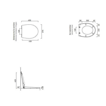 Catalano Italy Сиденье для унитаза с микролифтом быстросъемная, цвет: белый глянцевый. 0751100001-1
