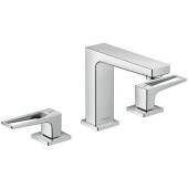 HG 74 514 000 Metropol Смеситель для раковины на 3 отв., 109 мм, со слив гарн. Push-Open, Компл. 74514000