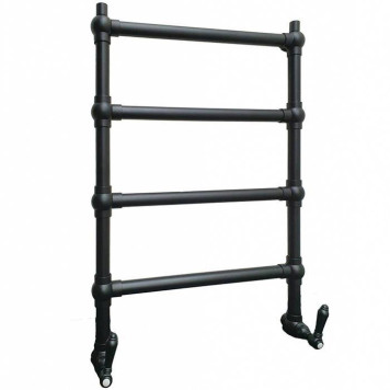 Nicolazzi El Capitan Полотенцесушитель 55(70)х80.3см., водяной, цвет: черный матовый