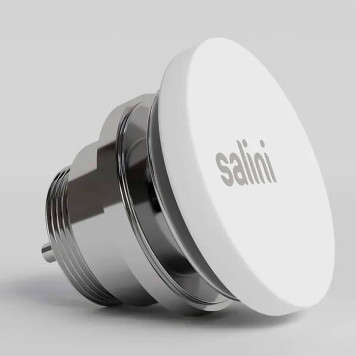 Salini D604 Донный клапан для раковины, фиксированный, S-Stone, цвет: белый матовый. 166302M-1