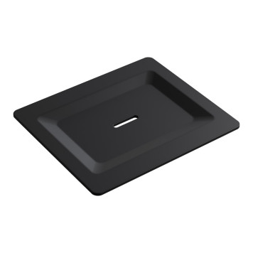 Boheme Space Мыльница с латунной чашей, накладная, цвет: black 10966-B-SOAP