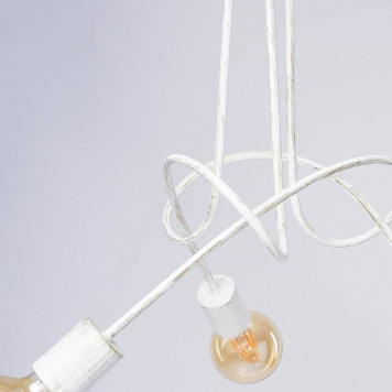 Люстра на штанге ADILUX Tango White Patina 10123-1