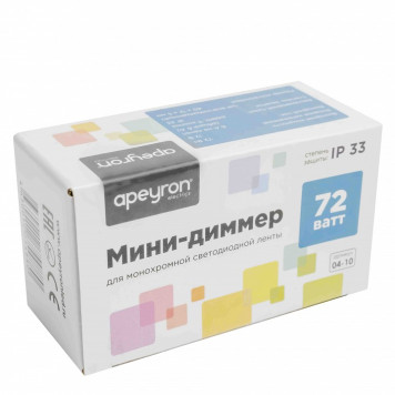 Контроллер-диммер с пультом ДУ Apeyron Electrics 04-10-4