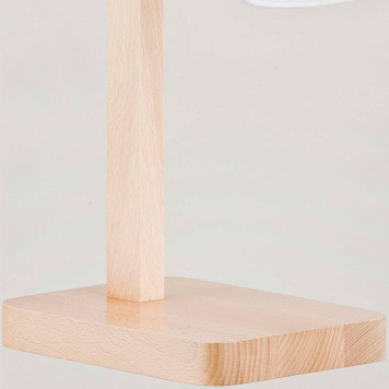 Настольная лампа декоративная Alfa Joga White 23978-3