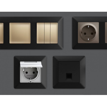 Рамка на 3 поста Ambrella Volt Line AF110703-1