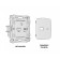 Розетка 2хUSB type A и C без рамки Ambrella Volt Quant MO371010