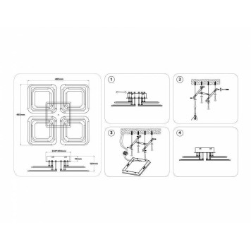 Потолочная люстра Ambrella Light FA FA8948-6