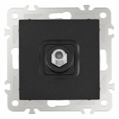 ТВ-розетка без рамки Arte Milano am-206 206.42-1.black