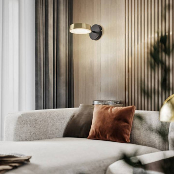 Бра Arte Milano Ferrara-71079 271079/1B BK/GD-3