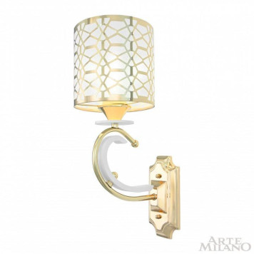 Бра Arte Milano Florentia-1237 301237/1W Wh/Gd-1
