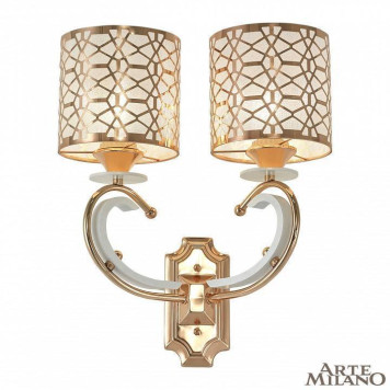 Бра Arte Milano Florentia-1237 301237/2W Wh/Gd-1