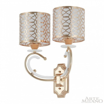 Бра Arte Milano Florentia-1237 301237/2W Wh/Gd-2