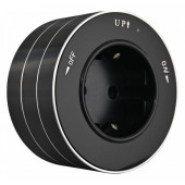 Розетка с заземлением на треке Arte Milano Am-track-sockets 380011TS/ES Black