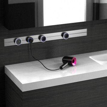 Розетка с заземлением на треке Arte Milano Am-track-sockets 380011TS/ES Grey-2