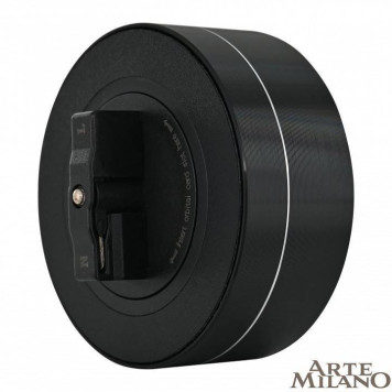 Розетка 2xUSB на треке Arte Milano Am-track-sockets 380011TS/USBx2 Black-1