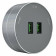 Розетка 2xUSB на треке Arte Milano Am-track-sockets 380011TS/USBx2 Grey