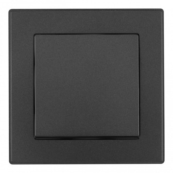 Выключатель одноклавишный Arte Milano SET06-1 SET06-1-30-1 black-1