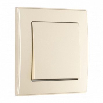 Выключатель одноклавишный Arte Milano SET06-1 SET06-1-30-1 shampan