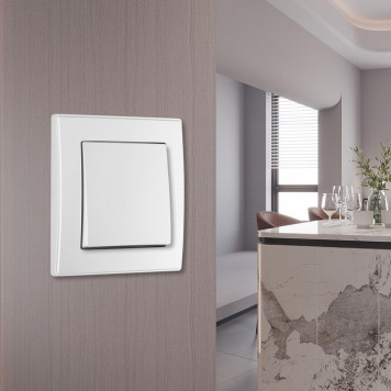 Выключатель одноклавишный Arte Milano SET06-1 SET06-1-30-1 white-2