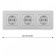 Розетка с заземлением и со шторкой Arte Milano SET16-3 SET16-3-40-1x3 silver
