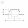 Профиль встраиваемый Arlight Arh-Linia72 25025