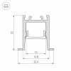 Профиль встраиваемый Arlight SL-COMFORT 031771