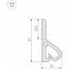 Профиль для контурной подсветки натяжного потолка Arlight 039518
