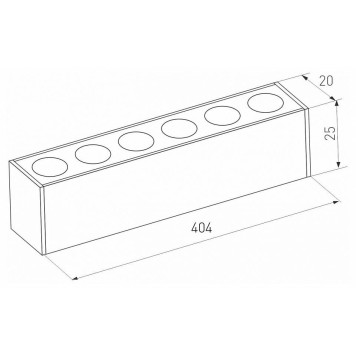 Встраиваемый светильник Arlight MAG-25 046325-5