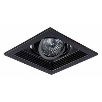 Встраиваемый светильник Arte Lamp Canis A6661PL-1BK-1