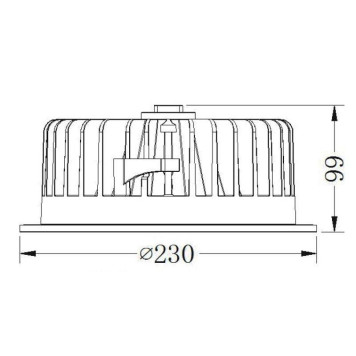 Встраиваемый светильник Deko-Light 565185-1