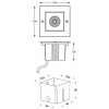 Встраиваемый в дорогу светильник Deko-Light Square COB I WW 730209