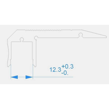 Профиль накладной Deko-Light AL-02-10 970520-1