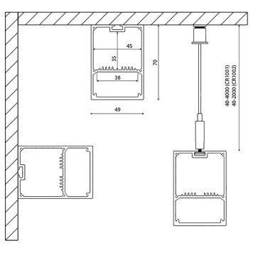 Профиль накладной DesignLed LS 00-00010370-2