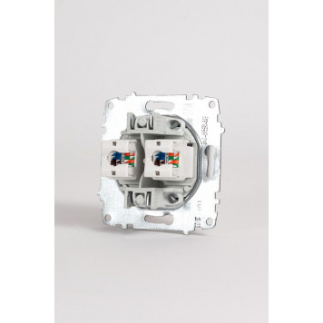 Розетка двойная Ethernet RJ-45 без рамки Elbi Eleсtriс Zena Vega 609-015600-248-5