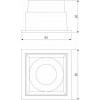 Встраиваемый светильник Elektrostandard Quadro a063677