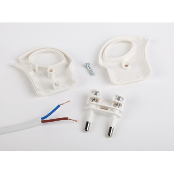 Вилка прямая без заземления Эра V1-3