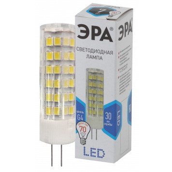 Лампа светодиодная Эра Стандарт LED JC-7W-220V-CER-840-G4-1