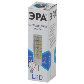 Лампа светодиодная Эра Стандарт LED JC-7W-220V-CER-840-G4-2