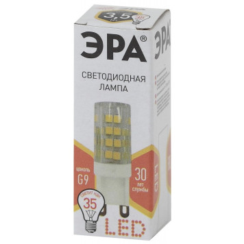 Лампа светодиодная Эра Стандарт LED JCD-3,5W-CER-827-G9-2