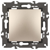 Переключатель перекрестный одноклавишный без рамки Эра Эра Elegance 14-1108-04