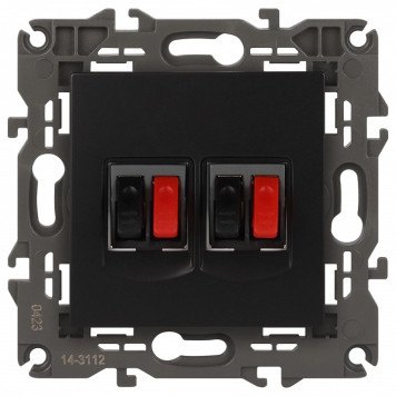 Розетка акустическая без рамки Эра Эра Elegance 14-3112-05