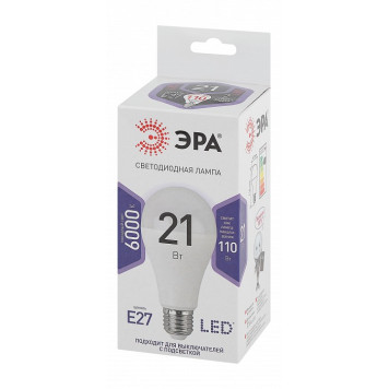 Лампа светодиодная Эра Стандарт LED A65-21W-860-E27-7
